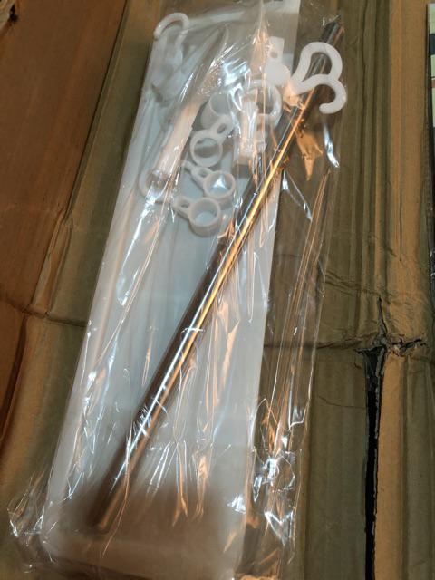 Rak Kamar Mandi Tempat Shampoo Handuk Odol Tanpa Paku/ Bor