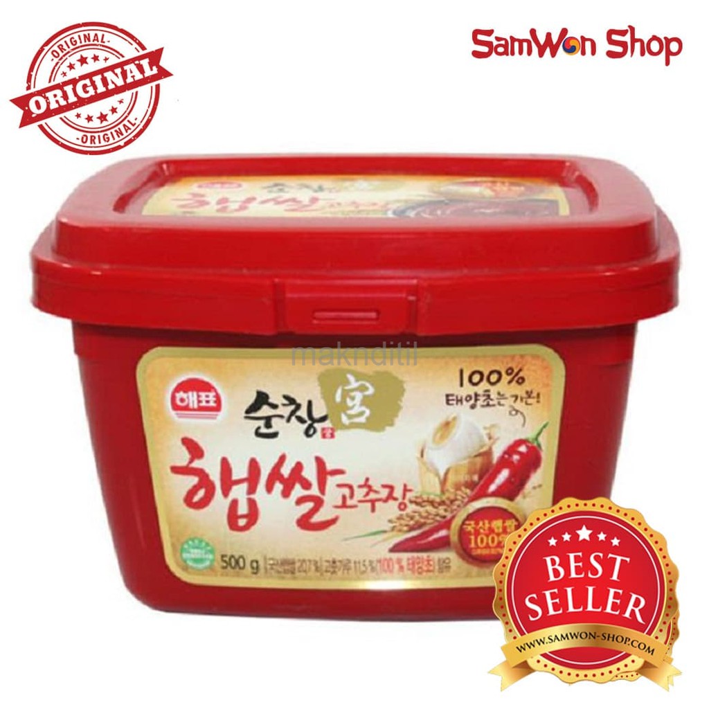 

Sajo Gochujang- Hot Pepper Paste / Sambal Pasta Korea 500gr