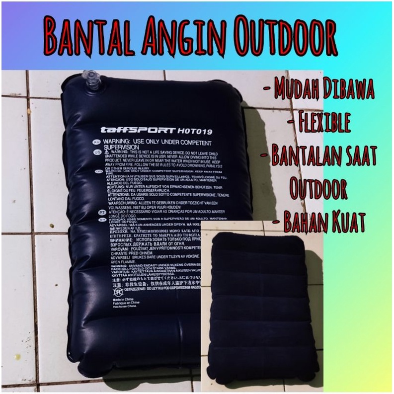 Bantal Angin Outdoor Memancing / Hiking / Pecinta Alam