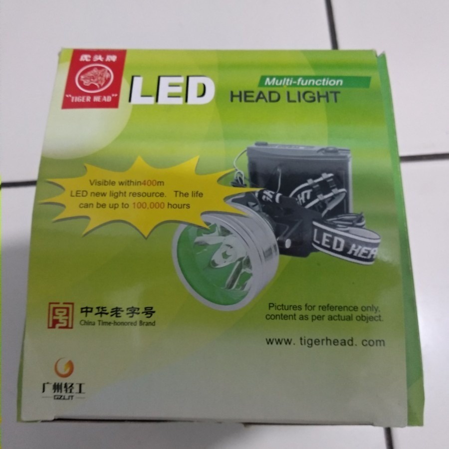 Senter Kepala LED Head Light Headlamp Multi Fungsi Tanpa Baterai