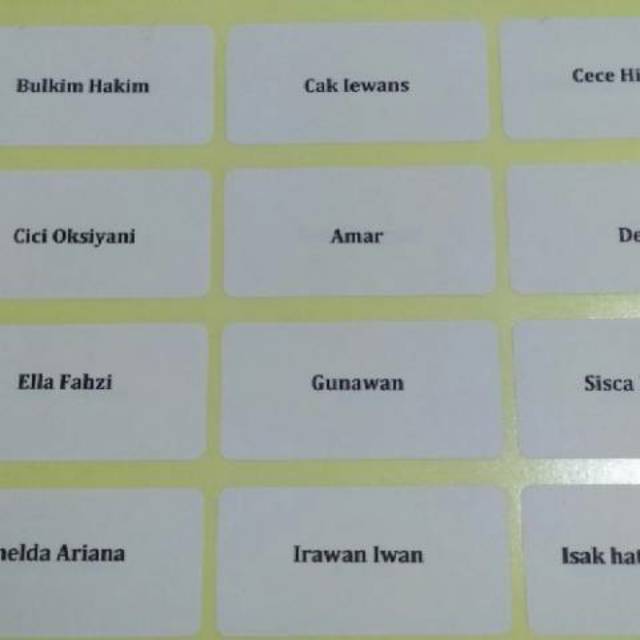 CETAK + LABEL NAMA UNDANGAN TOM & JERRY 103 POLOS