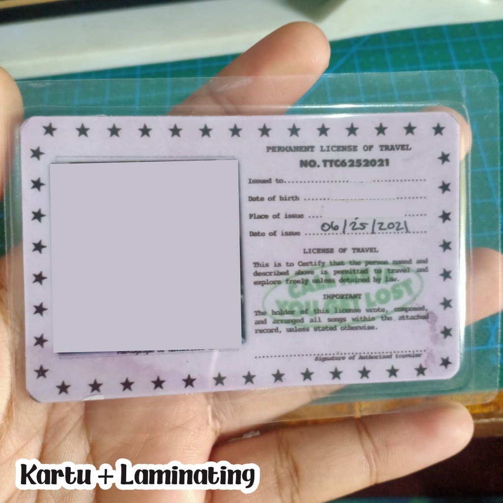 [SEHARI JADI] CETAK ID CARD 2 SISI CUSTOM MURAH (ANTI LUNTUR, SETEBAL ATM)