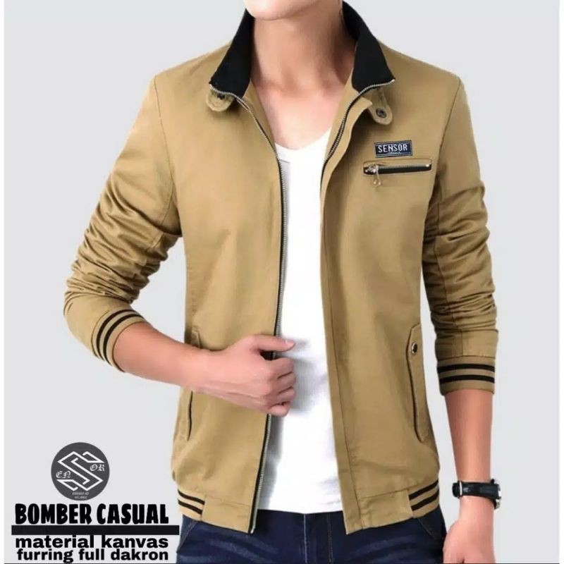 jaket pria bomber casual jaket kasual original jaket bomber pria casual