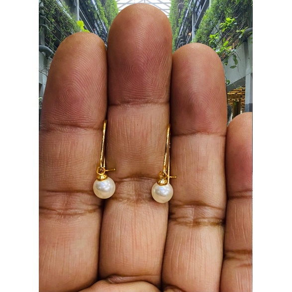 anting wanita //anting gantung mutiara //anting //perhiasan //anting