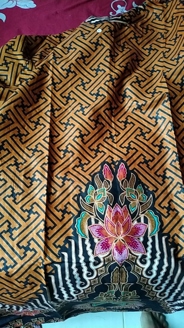 Batik Couple Keluarga Terbaru Sania Ruffle Ori Ndoro Jowi Dnt Pager Kuning