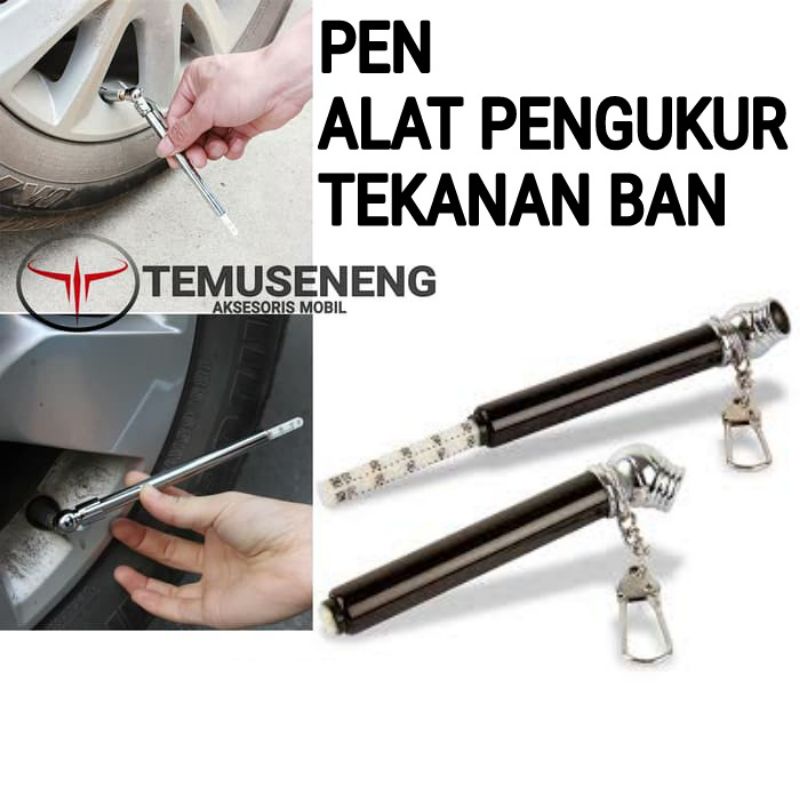 Pen Alat Ukur Tekanan Ban Mobil Motor Sepeda Roda Pengukur Angin Udara