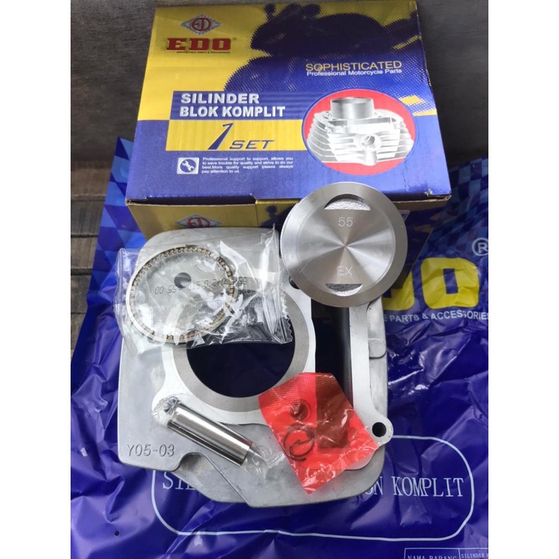 blok block boring bore up buat jupiter z vega crypton piston kit 55mm 55 mm 130cc liner 58mm racing