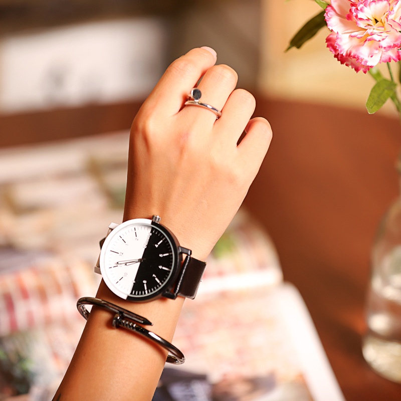 Jam Tangan Couple A0002 Korean Fashion Simple Couple Watch