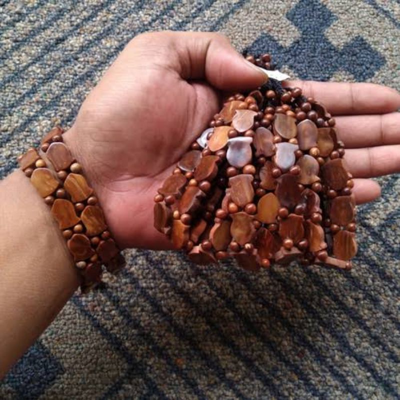 gelang kaokkah kaukkah / motif terompah polos