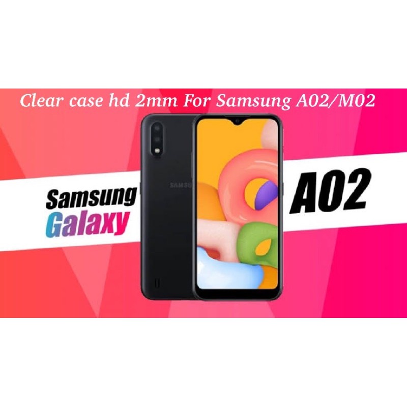 PROMO CLEAR CASE HD 2MM SAMSUNG M02 A02 A 02 PREMIUM CASE