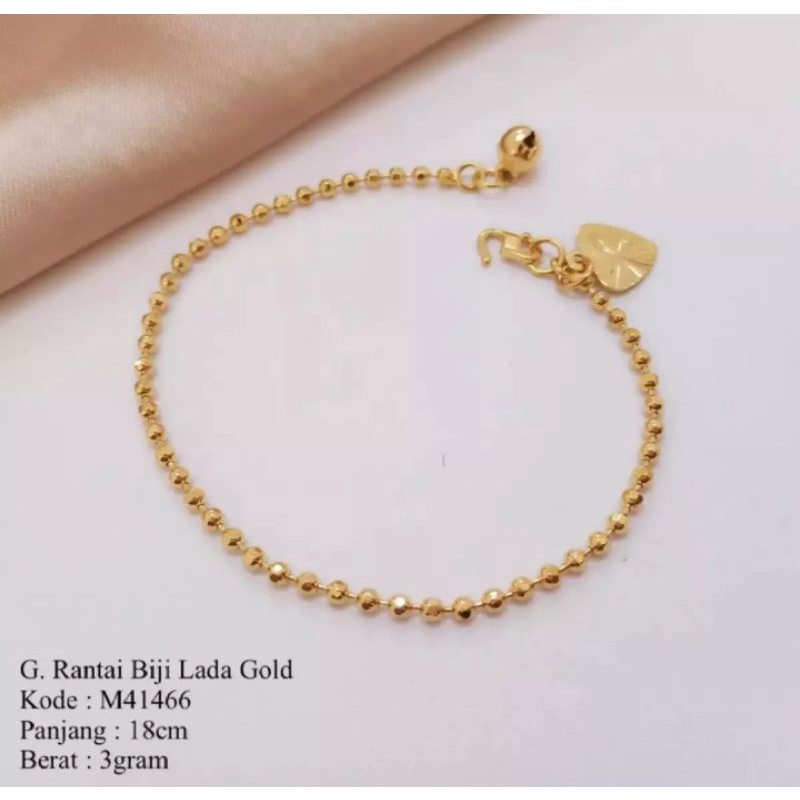 gelang tangan bjilada rosegold fashion wanita titanium original anti luntur