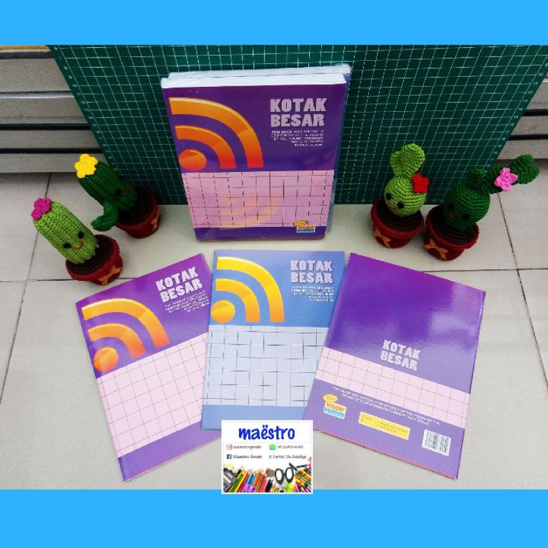 

Buku Kotak Besar Vision / Buku Vision Best One Kotak / Best One Buku Kotak Besar