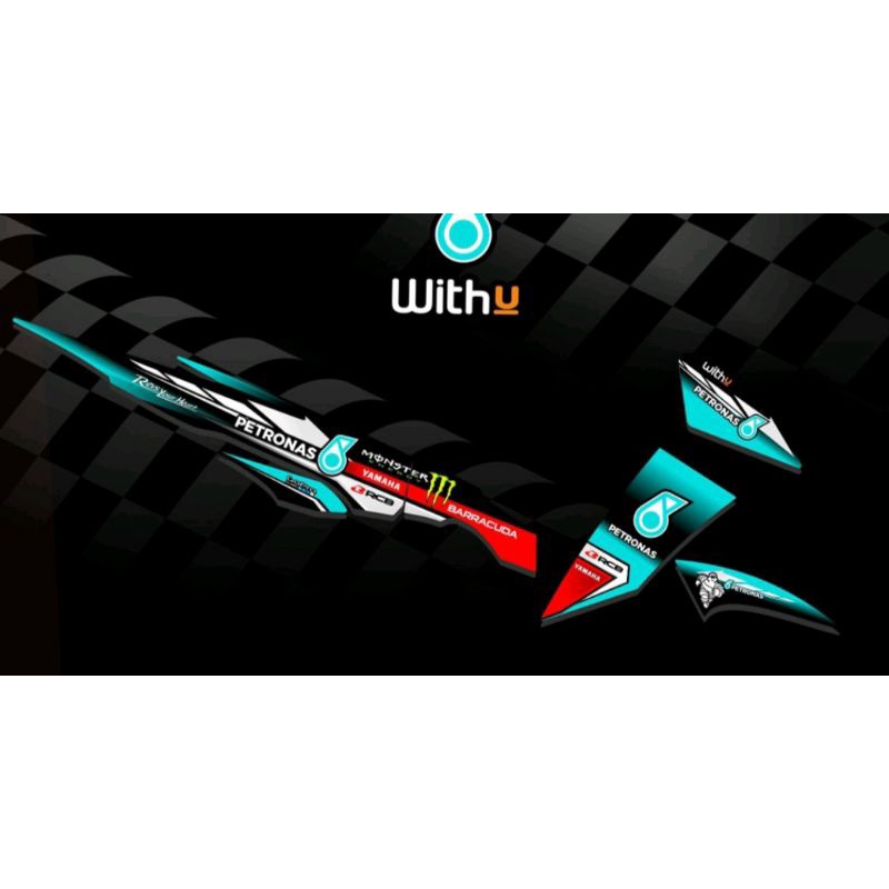 STRIPING VARIASI VEGA R NEW LATIN PETRONAS