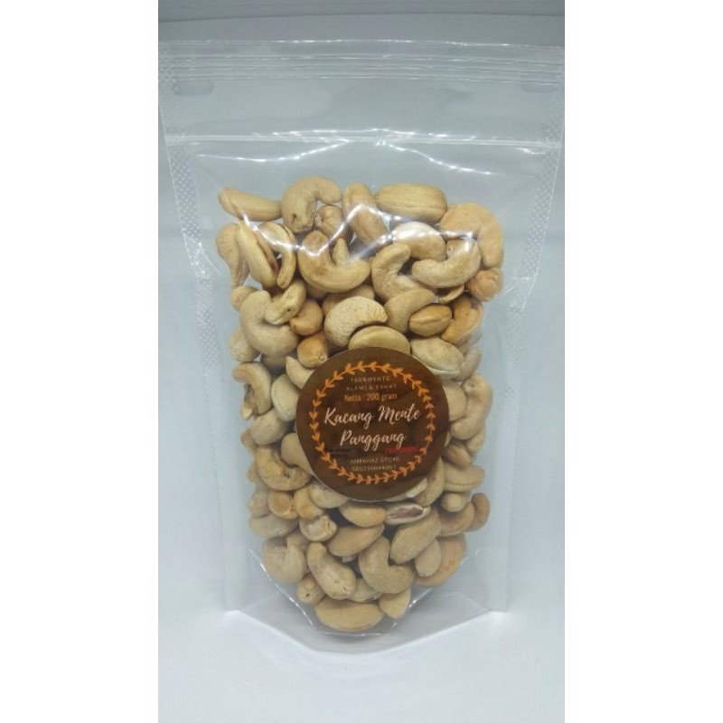 

Kacang Mente Panggang Ready MAKAN kemasan 200 gram, Sehat & Alami