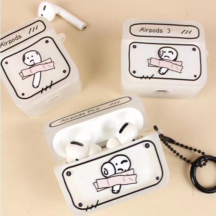 Casing Soft CASE Silikon Transparan Untuk airpods 3 2 1 Pro