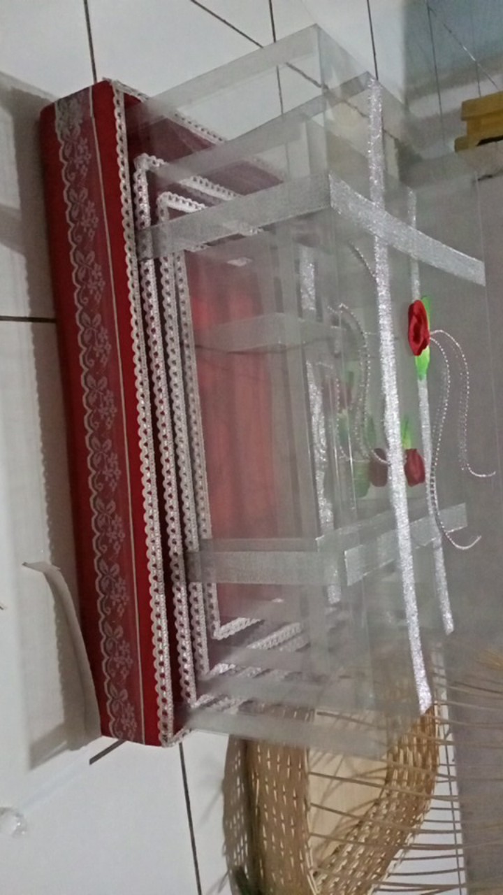 Kotak Seserahan Mika Mute Emas, Isi 4 Kotak