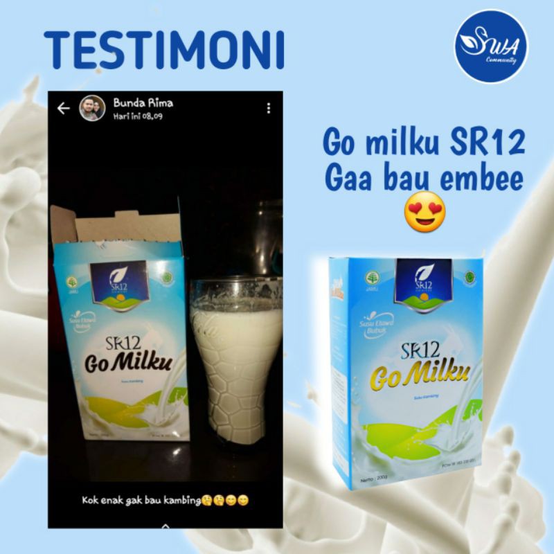

SUSU KAMBING ETAWA GOMILKU SR12