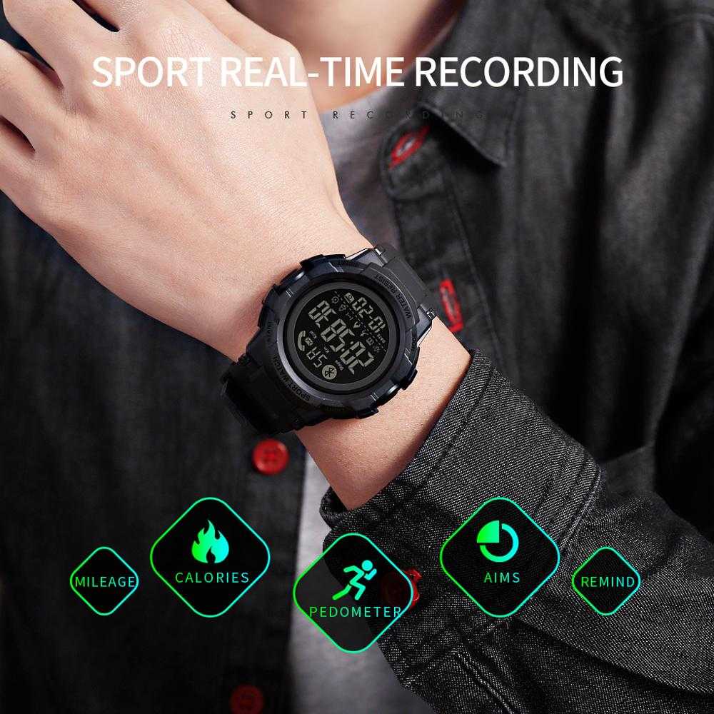 IDN - SKMEI Jam Tangan Smartwatch Pria Bluetooth Pedometer - 1501