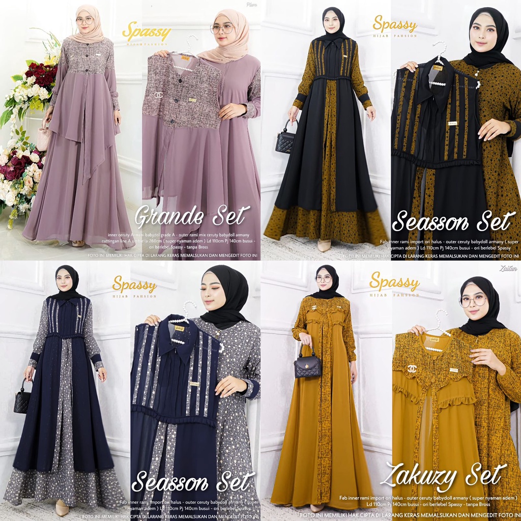 GAMIS GRANDE 2 / ZAKUZY / SEASSON 2 SET BY SPASSY - ZAKUZY MAXY SPASSY ORIGINAL BERLABEL