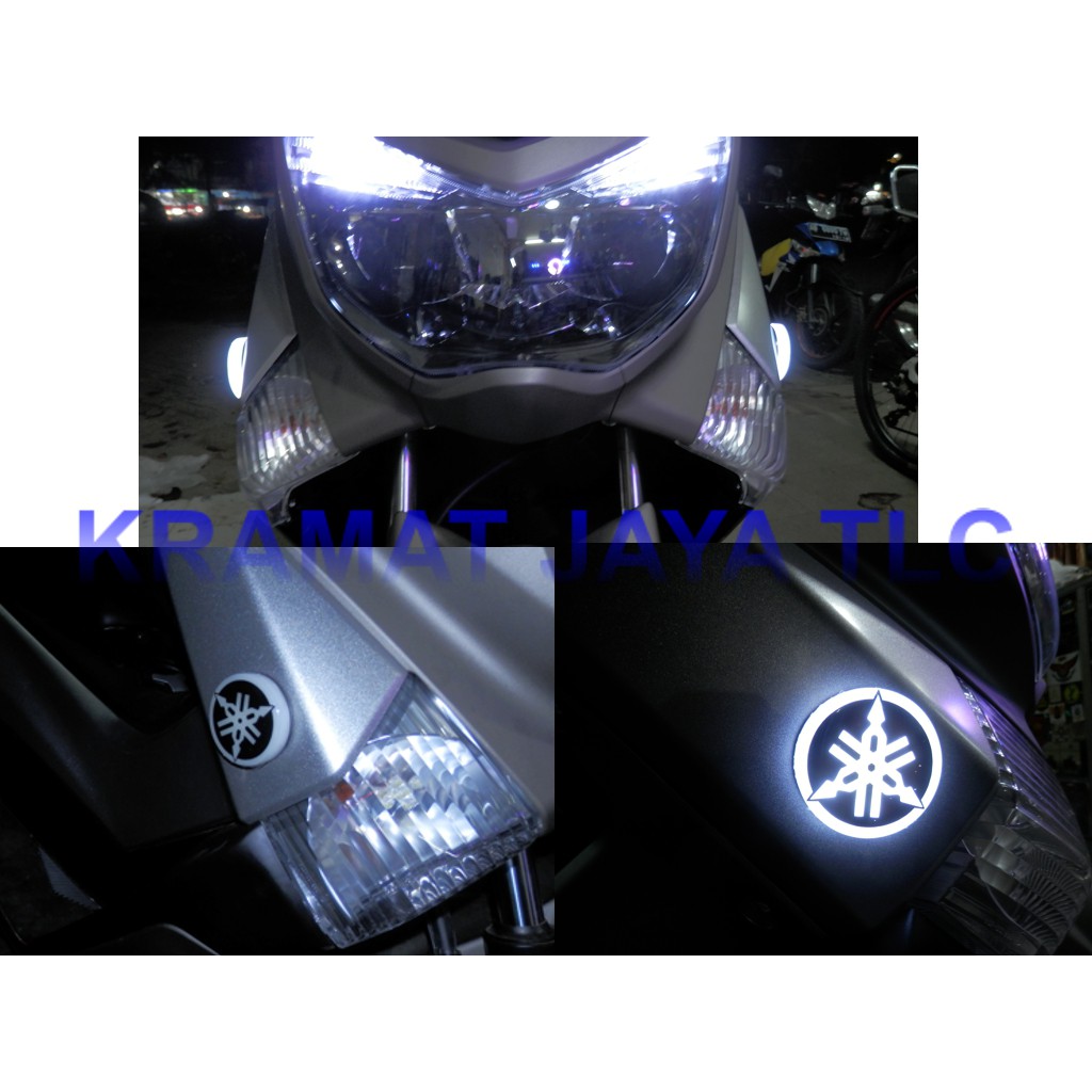 EMBLEM LAMPU SENJA DAN SEN LED LOGO YAMAHA NMAX, VIXION, SCORPIO DLL
