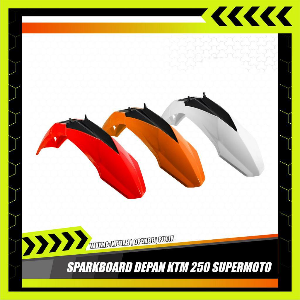 Spakbor Depan KTM 250 Supermoto, Slebor KTM 250, Slebor Depan Trail KTM, Spakbor KTM 250 Depan Murah