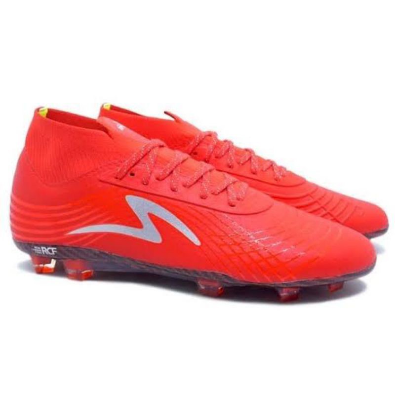 Sepatu Bola Specs Accelerator Illuzion II FG - True Red / Silver