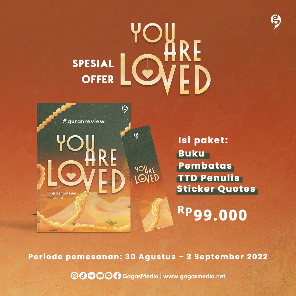 Buku You Are Loved + TTD - quranreview