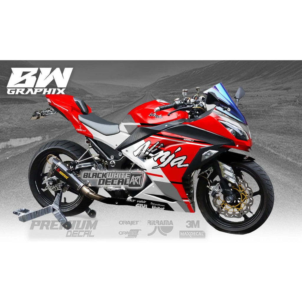 Decal / Dekal ZX 250FI / Ninja 250 FI RIELLO Stiker / sticker