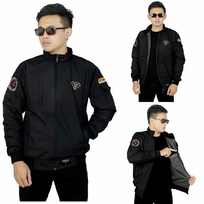Jaket Motor Pria Anti Bara Waterproof Windproof - Jaket Urband Cowok Racing Anti Air Dan Angin