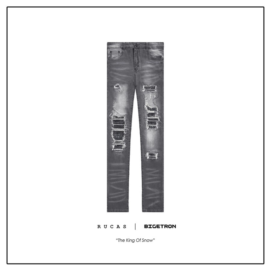 Celana Jeans RUCAS X BTR BIGETRON "THE KING OF SNOW" SIZE 31