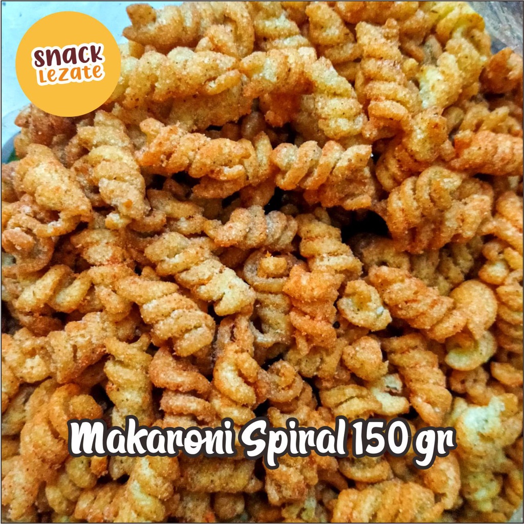 

Sedap Snack - Makroni Spiral Pedas Balado 150gr / Makaroni Spiral Makaroni Ulir / Macaroni Spiral Ngehe