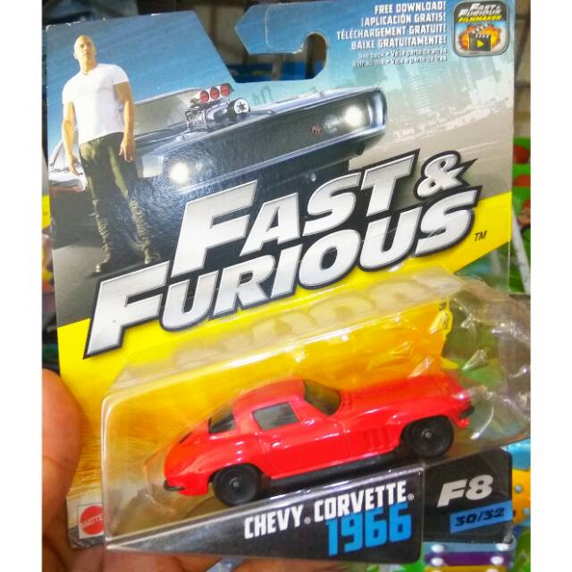 Fast & Furious Diecast Mobil Chevy Corvette 1966