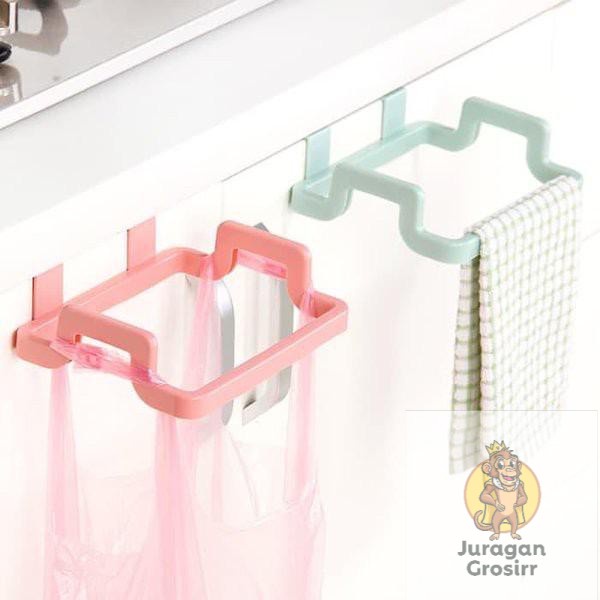 JG - BRACKET TEMPAT GANTUNGAN KANTONG PLASTIK SAMPAH GARBAGE BAG HOLDER