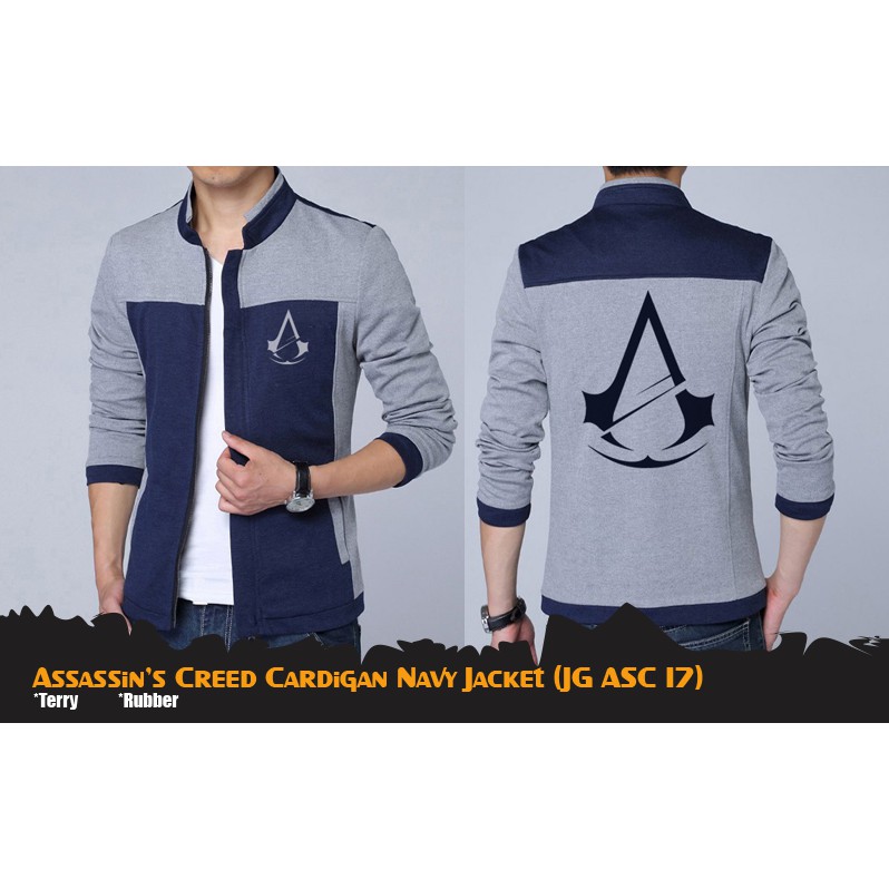 Jaket Anime Game Assassin's Creed Cardigan Jacket (JG ASC 17)