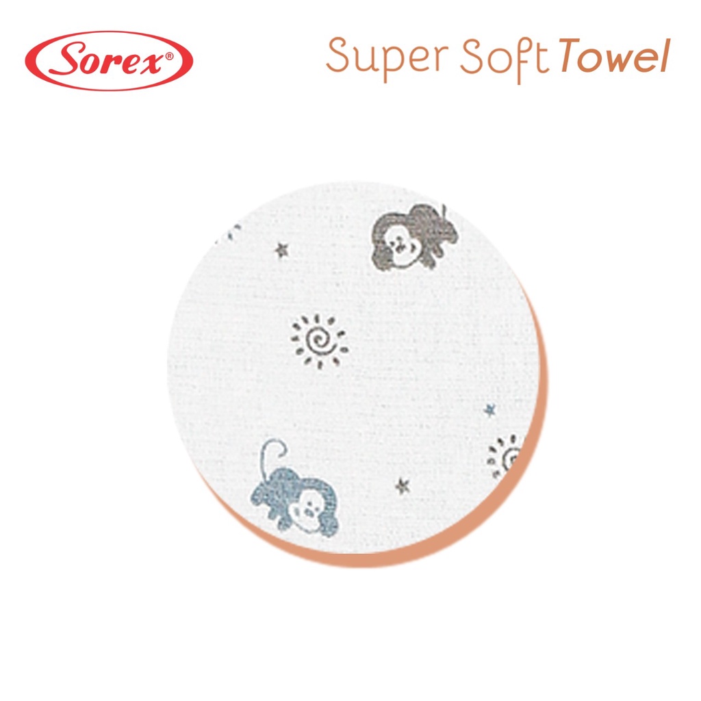 Handuk Mandi Bayi dan Balita 100% Sorex Katun Super Soft Premium Lembut Daya Serap Tinggi HM 893