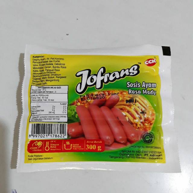 

sosis ayam madu jofrans
