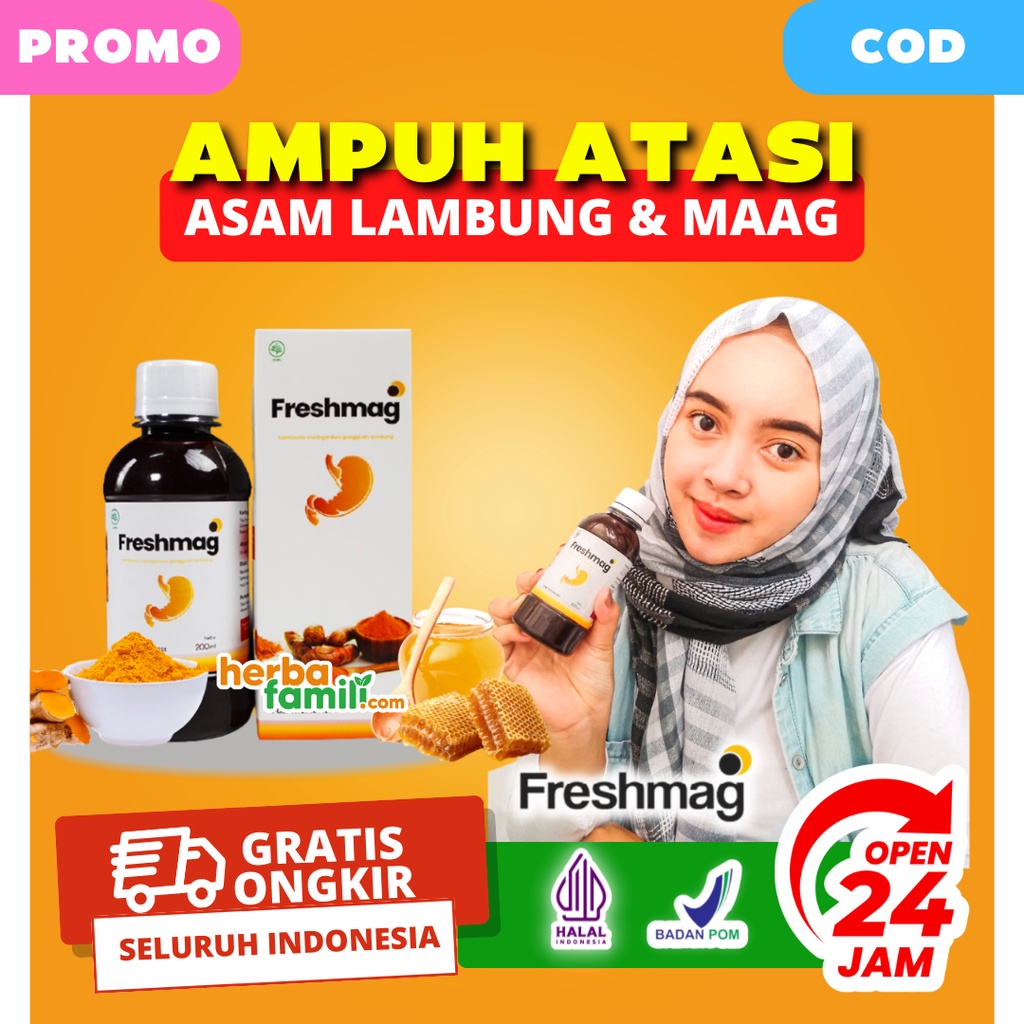 FRESHMAG 100% ORIGINAL OFFICIAL | Madu Asam Lambung Asli Obat Herbal Freshmaag Fresh Mag Fresh Maag Freshmag Ampuh Atasi Asam Lambung Freshmag