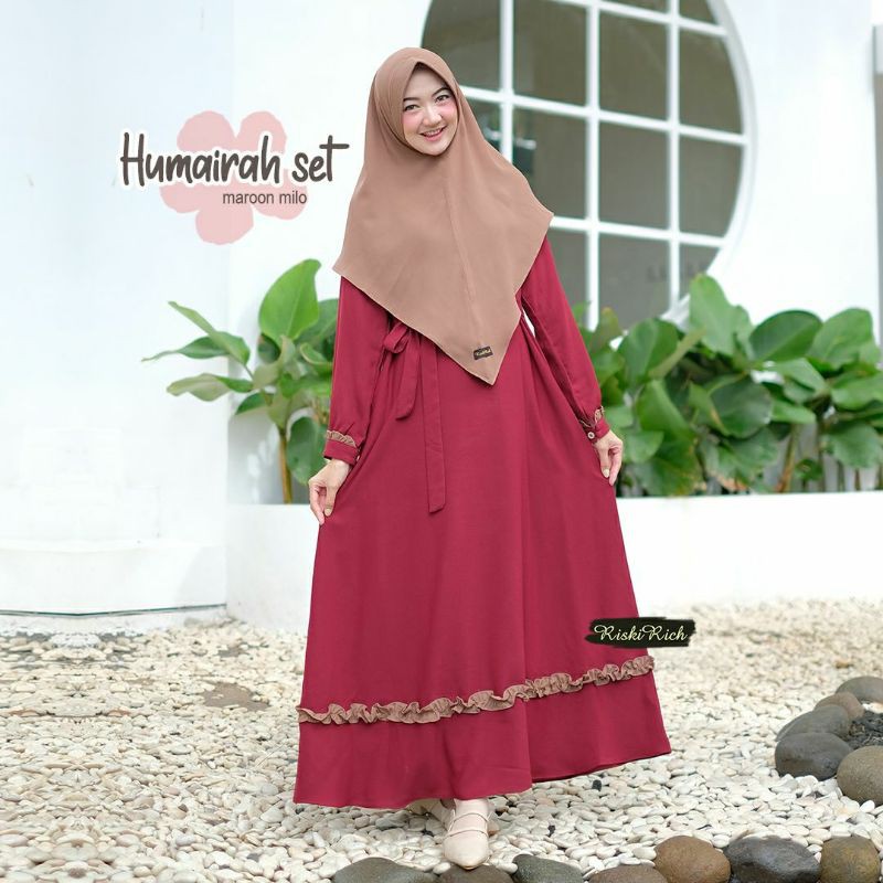 Gamis set Humairah by riskirich