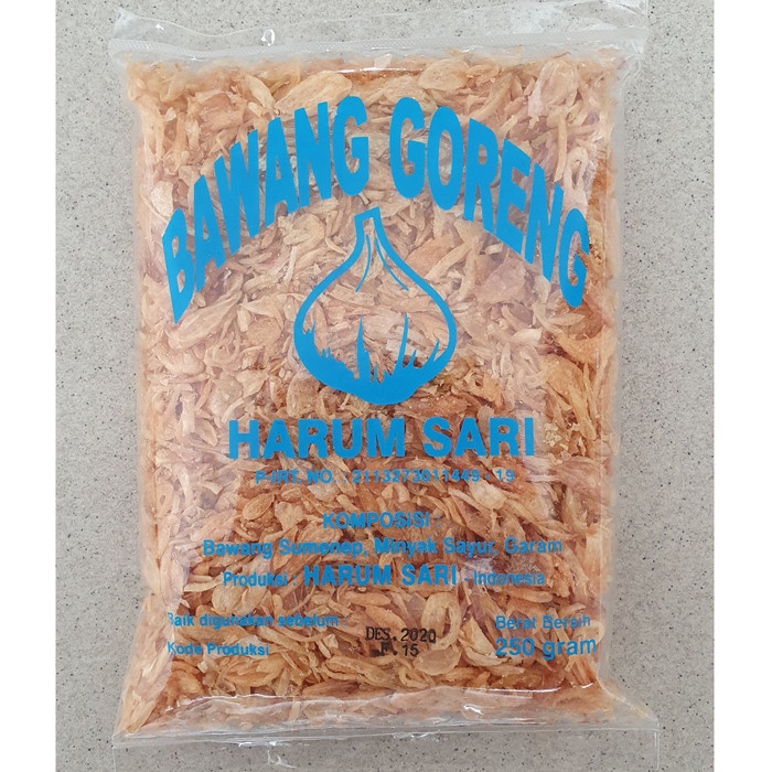 TERMURAH Bawang Goreng Sumenep "Harum Sari" - Harum, Renyah, Gurih - 250 gram AR159