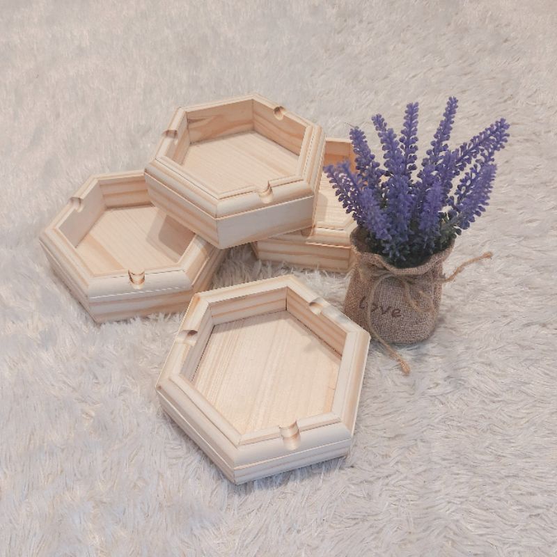 SOUVENIR ASBAK KAYU / ASBAK / ASBAK MURAH /JATI BELANDA / asbak kayu high quality