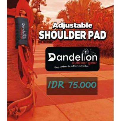 Shoulder Pad Dandelion Original / bantalan busa keril / bantalan busa tas gunung / spon tambahan tas