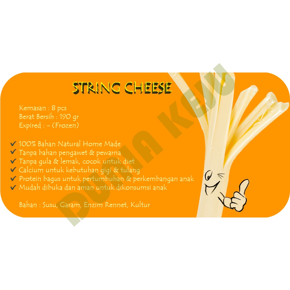 String Cheese - Stringer Stick Cheese - Stik Keju