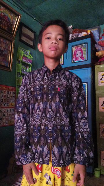Jnjkidsstore Kemeja Batik Anak Songket Torpedo