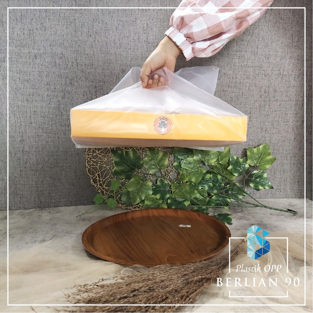 KANTONG PLASTIK HD BOX / KANTONG PLASTIK DONAT 1 LUSIN BENING TEBAL Termurah Isi 50 Lembar