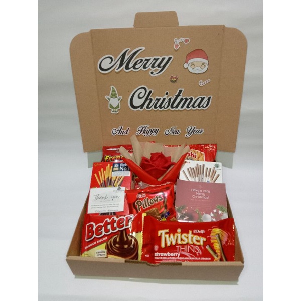 Christmas edition hampers box snack box gift box gift snack