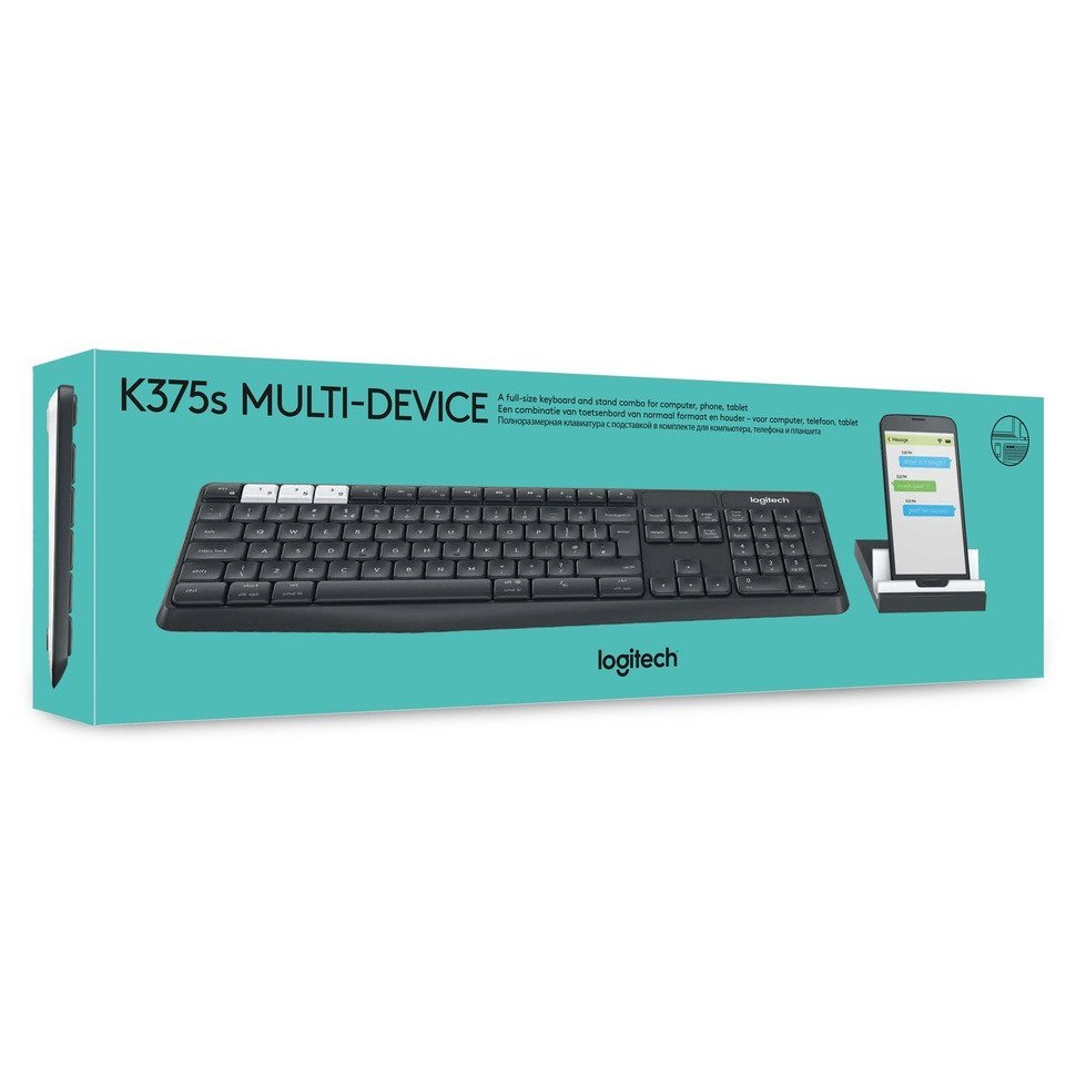 LOGITECH Keyboard K375S MULTI-DEVICE