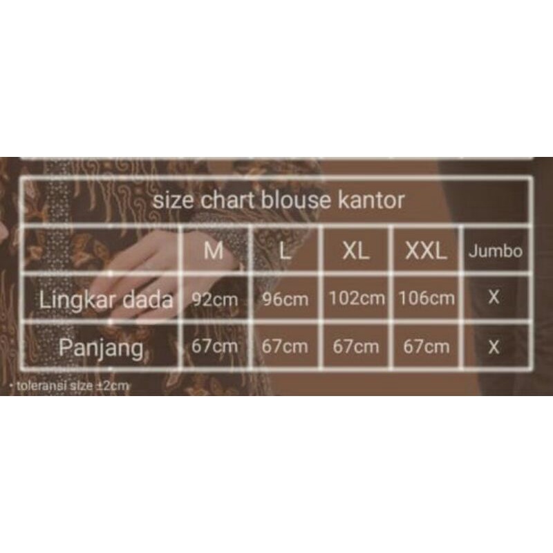 tey-Batik wanita ASJ SA HRB026 Kenongo Kemeja Tosca Pendek-1