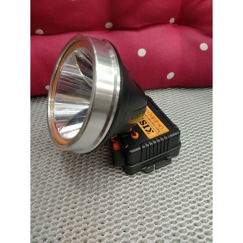 Senter Kepala Kiseki CK-918+ 100W - Headlamp Outdoor 100 Watt Kiseki CK 918 / Senter Kepala LED Headlamp Kiseki CK918 100 WATT - Senter Outdoor | FMS