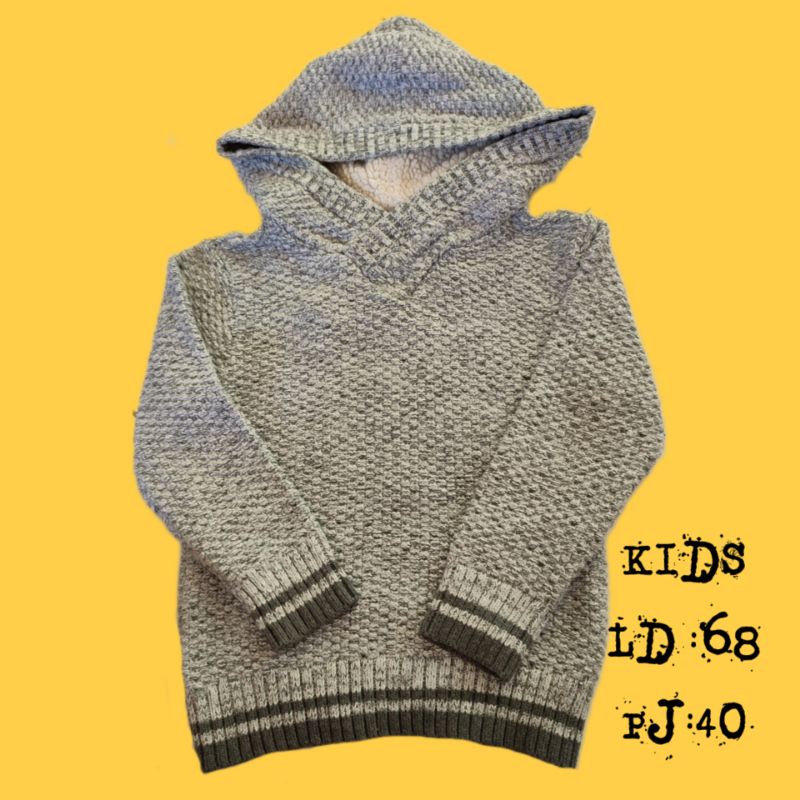 hoodie rajut anak cat & jack second bukan pancoat mlb zara dickies