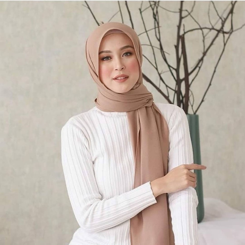 [ COD ] GARANSI TERMURAH Pashmina Tali l Diamond Italiano Hijab l Sabyan l Outfit Muslim-Milo